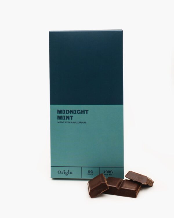 midnight mint psychedelic chocolate bar