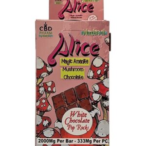 Alice Amanita Mushroom Chocolate Bar