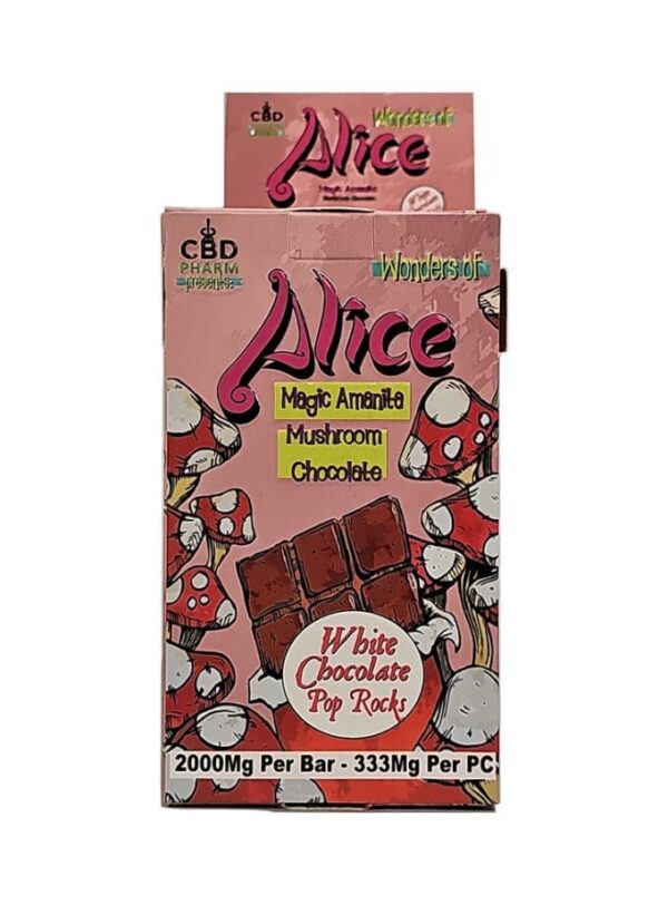 Alice Amanita Mushroom Chocolate Bar