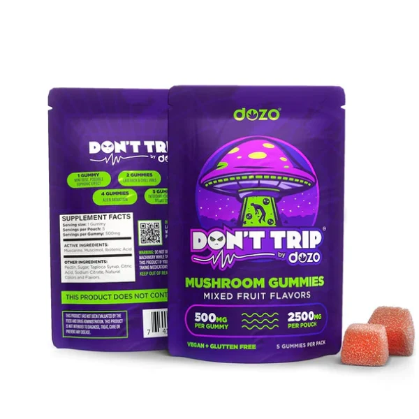 Dozo Don’t Trip THCP Mushroom Gummies 3500mg - Image 2