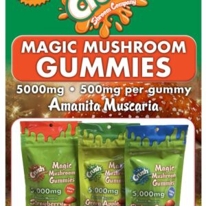 Crush Magic Mushies Gummies 5000MG Bag 10CT/500MG