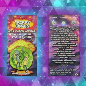 Trippy Bombs Mushroom Chocolate Bar