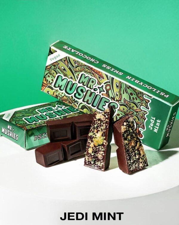 Mr Mushies Mushroom Chocolate Bar 4g - Image 4